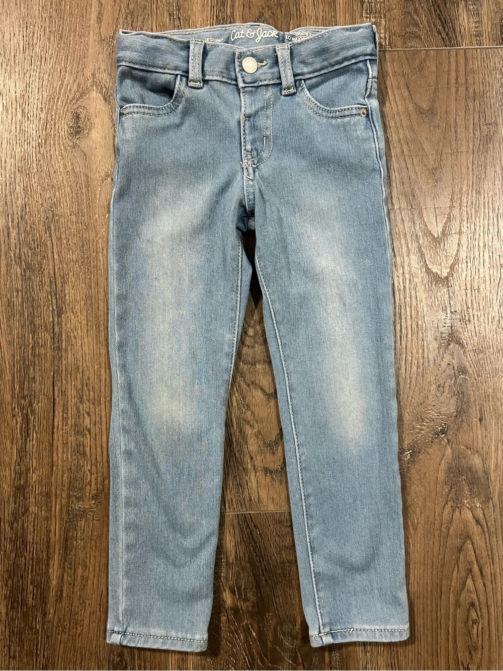 Cat & Jack Light Wash Skinny Jeans - Pale Blue